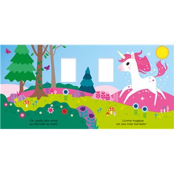 Mon livre peluche licorne