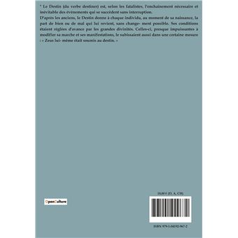 Pour vaincre le destin