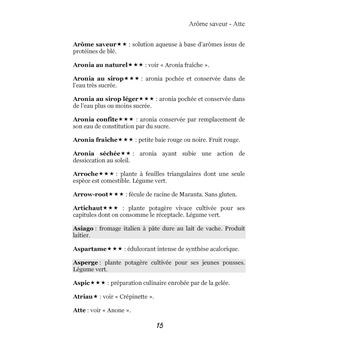 Dictionnaire alimentaire des coliques néphrétiques calciques
