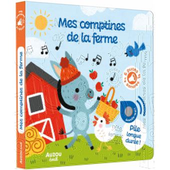 Mes premiers sonores - mes comptines de la ferme