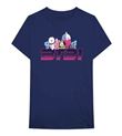 T-Shirt BTS Space Wappen Logo Bleu Navy Unisex