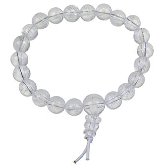 Bracelet mala tibétain - Cristal de roche