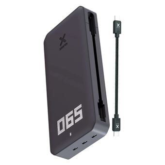 xtorm XB401 - Banque d'alimentation - 24000 mAh - 88.8 Wh - 3 connecteurs de sortie (24 pin USB-C) - sur le câble : USB-C - noir
