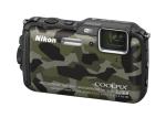Compact Nikon Coolpix AW120 camouflage