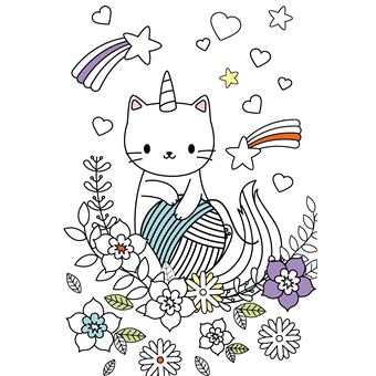 Coloriages animaux kawaï