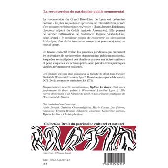 La reconversion du patrimoine public monumental