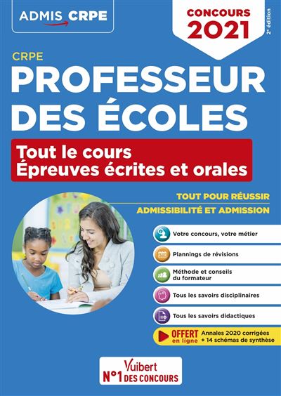 CRPE - Concours Professeur des écoles - Tout le cours Epreuves écrites et oral