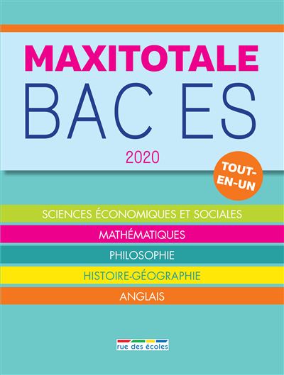 Bac ES 2020 tout-en-un