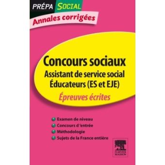Annales corrigées, concours Assistant de service social - 1