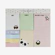 Set 8 petits bloc-notes adhésives repositionnables Legami panda