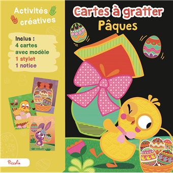 Cartes à gratter Pâques