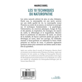 Les 10 techniques du naturopathe