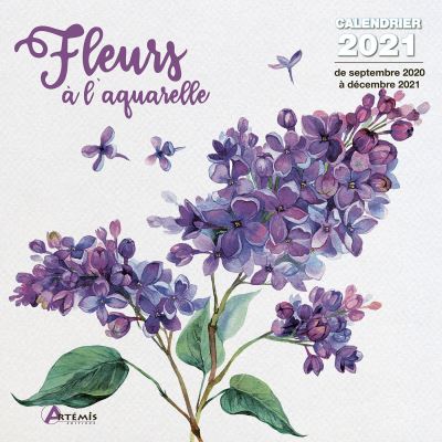 Calendrier Fleurs A L Aquarelle 2021 Broche Collectif Achat Livre Fnac