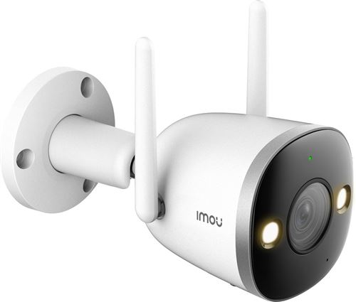 IMOU Bullet 2S - Caméra de surveillance réseau - puce - extérieur - résistant aux intempéries - couleur (Jour et nuit) - 2 MP - 1920 x 1080 - 1080p - Focale fixe - audio - sans fil - Wi-Fi - LAN 10/100 - H.264, H.265 - DC 12 V