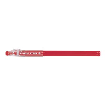 Stylo bille Pilot Kleer Effaçable Rouge