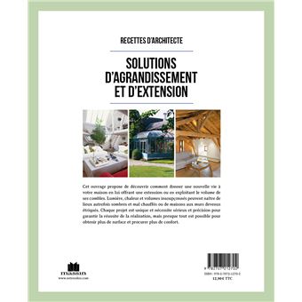 Solutions d'agrandissement et d'extension
