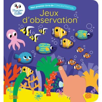 Mon premier livre de concentration Jeux d'observation