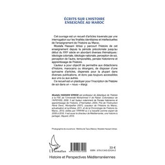 Ecrits sur l'histoire enseignée au Maroc