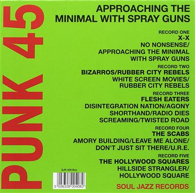 Punk 45 approaching the minimal with spray guns