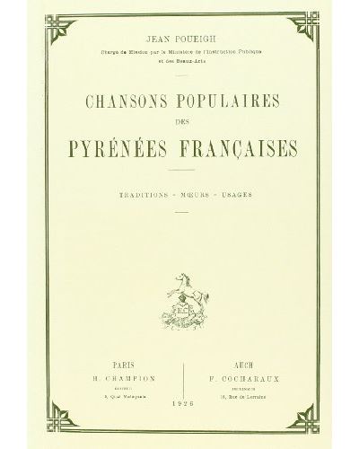 Chansons populaires des pyrenees françaises
