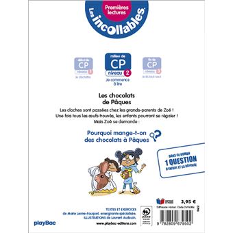 Les incollables - Premières lectures - Tome 12 - Les chocolats de Pâques - niv. 2