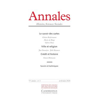 Annales. Histoire Sciences Sociales, n° 2020/2 - Le savoir d