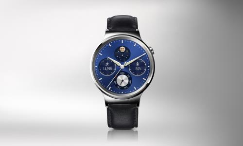 HUAWEI WATCH CLASSIC SILVER LEATHER BAND