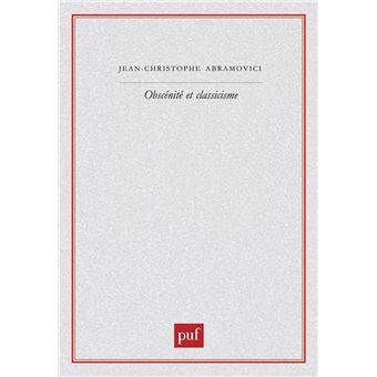 Obscénité et classicisme