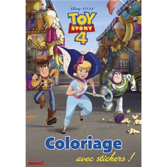 Disney Toy Story 4 Coloriage avec stickers !
