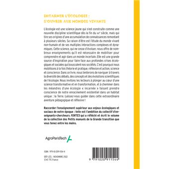 Incarner l'écologie