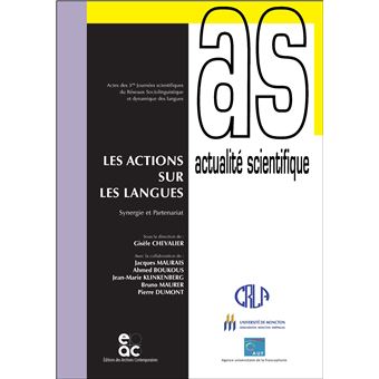 Les actions sur les langues