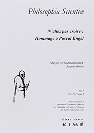 Philosophia scientiae,21-3:hommage a pascal engel