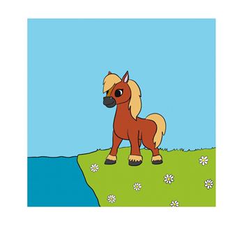 Le petit poney et le loup