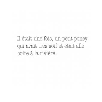 Le petit poney et le loup