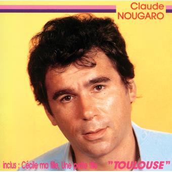 Claude NOUGARO - Dédicace autographe sur pochette du disque 45 tours Ô  Toulouse - TOUS NOS AUTOGRAPHES/MUSIQUE 