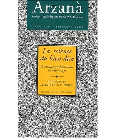Arzana. cahiers de litterature medievale italienne, no 08/sept. 2002.