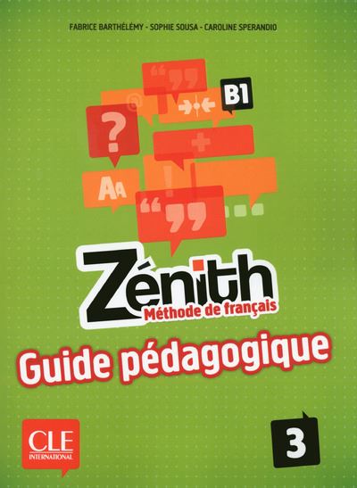 Zenith 3 livre du professeur - Fabrice Barthélémy - broché