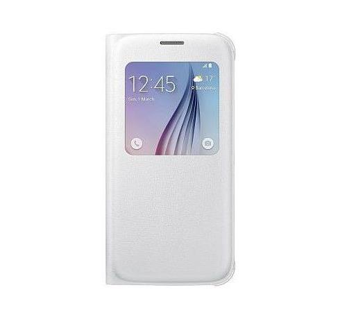 Coque Samsung S View Cover pour Galaxy S6 Blanc