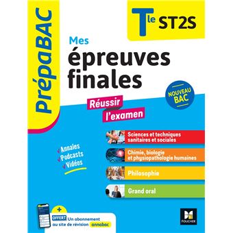 Prepabac Terminale ST2S_Mes épreuves finales_fiches et annales