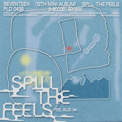 SEVENTEEN 12TH MINI ALBUM 'SPILL THE FEELS' FEEL BLUE VER