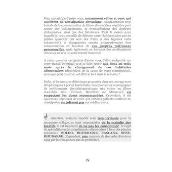 Quelle alimentation pour la constipation ?