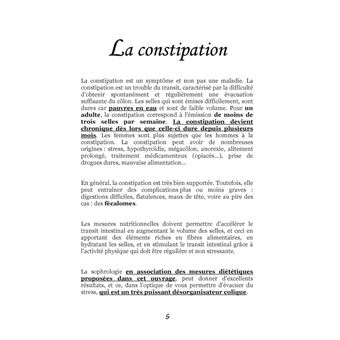 Quelle alimentation pour la constipation ?