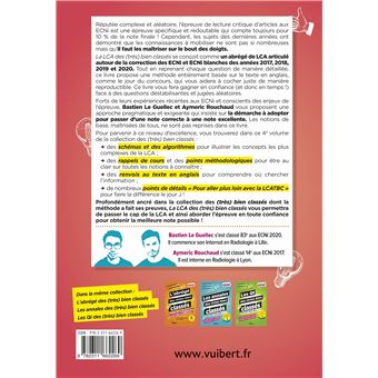 La LCA des (très) bien classés 2017-2018-2019-2020