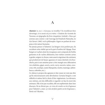 Abécédaire un peu vache des alpages