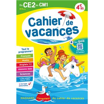 Cahier De Vacances 2020 Du Ce2 Vers Le Cm1 8 9 Ans Magnard L Inventeur Du Cahier De Vacances 2020 Broche Maguy Bilheran Achat Livre Fnac