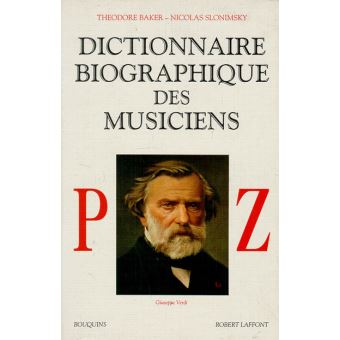 Dictionnaire biographique des musiciens - 1