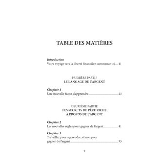 Père riche, père pauvre pour les ados et les jeunes adultes