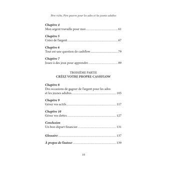 Père riche, père pauvre pour les ados et les jeunes adultes