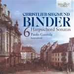 C.S. Binder. 6 Harpsichord Sonatas - CD