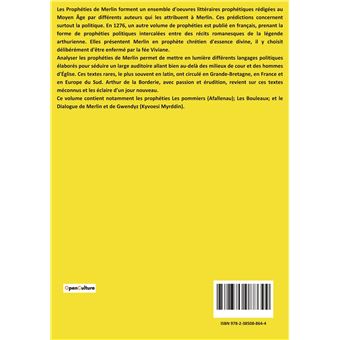 Les véritables prophéties de Merlin